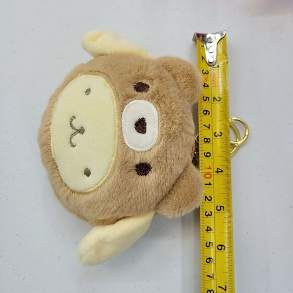 Brand New Pompompurin Brown & Yellow Pouch Bag Keychain - Picture 7 of 7